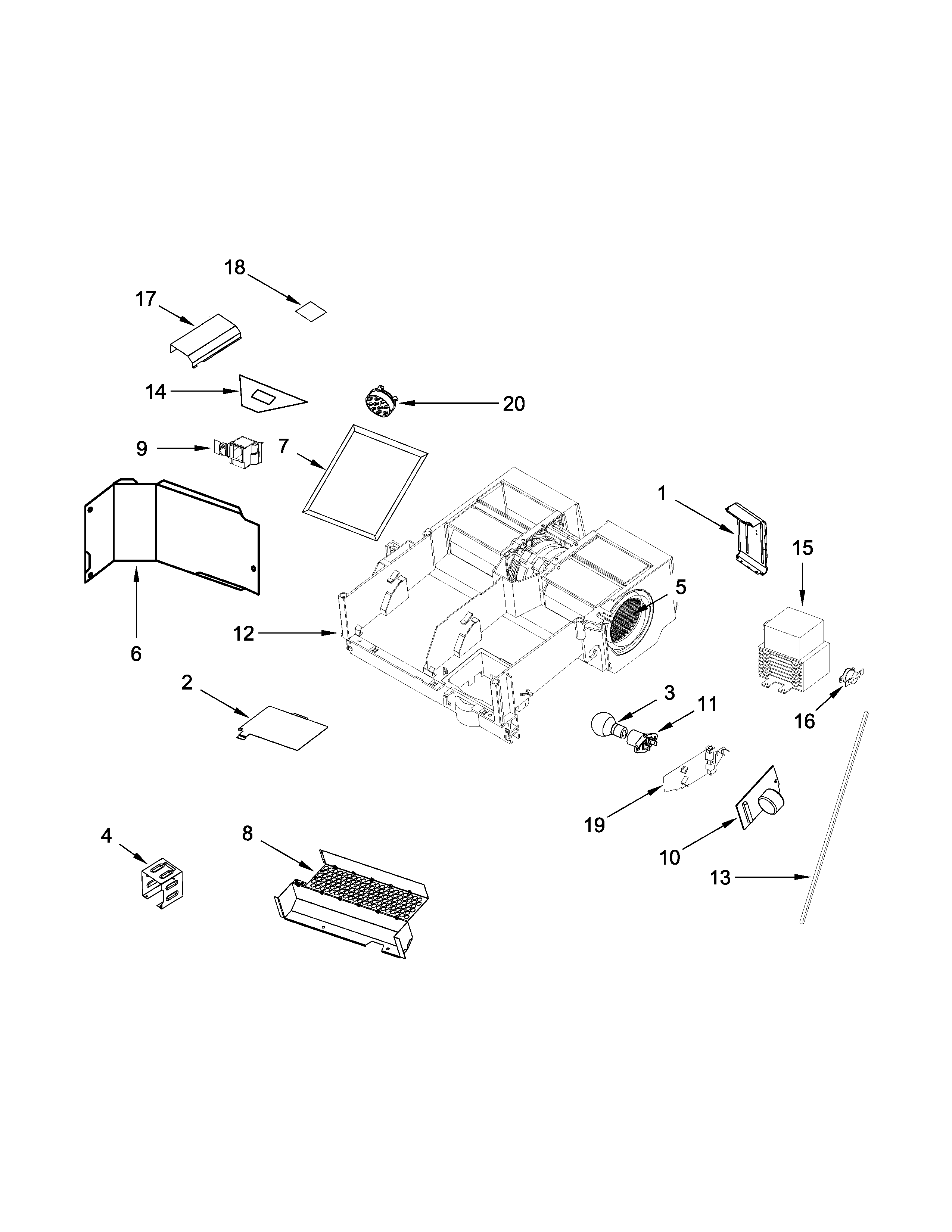 Air flow parts