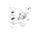 Jenn-Air JLRP436WP00 internal oven parts diagram
