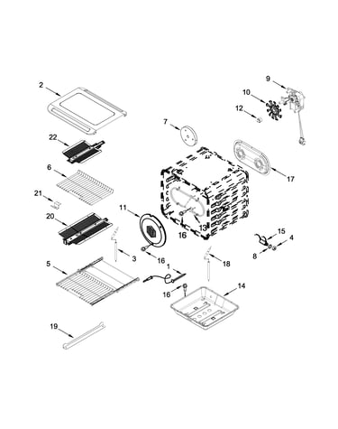 Internal oven parts