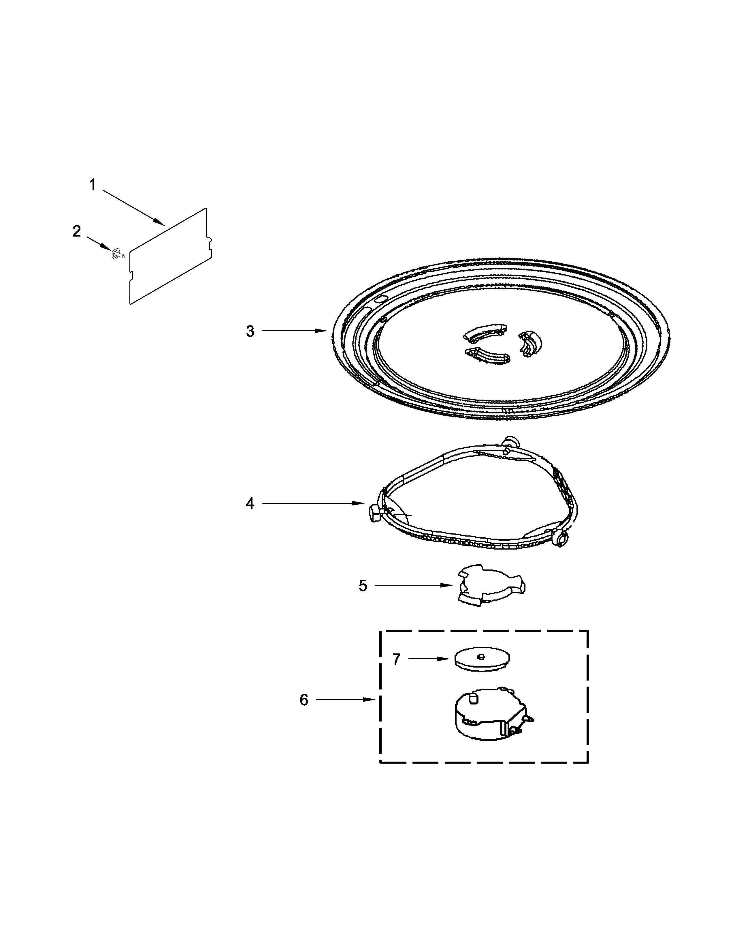 Turntable parts