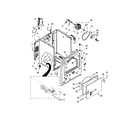 Maytag MGDC215EW2 cabinet parts diagram