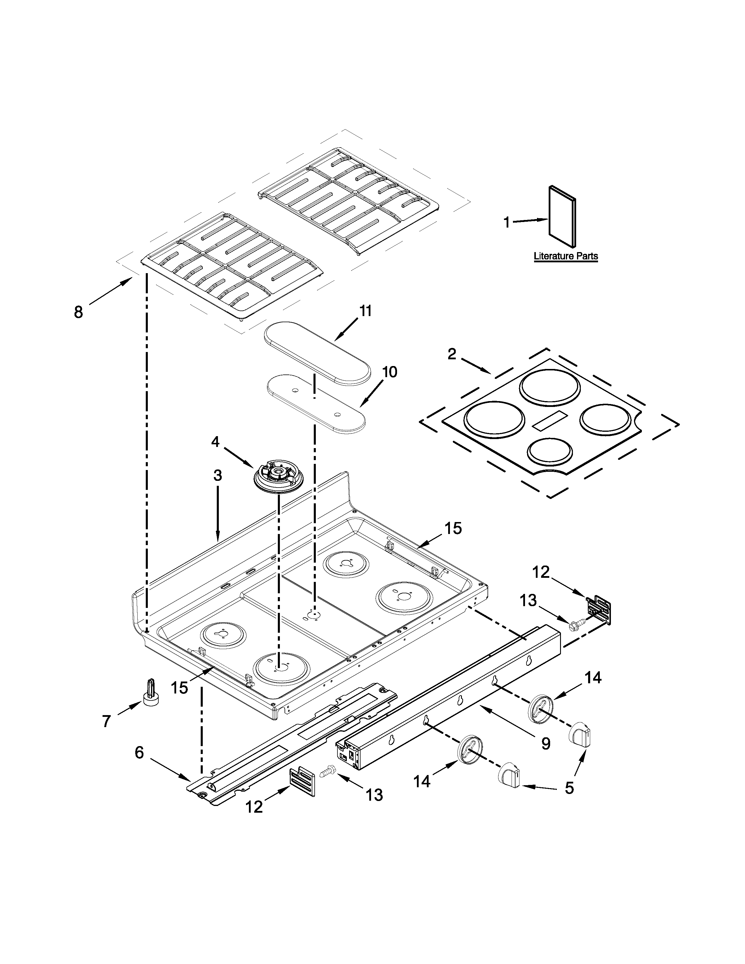 COOKTOP PARTS