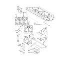 Whirlpool WGG745S0FH01 manifold parts diagram