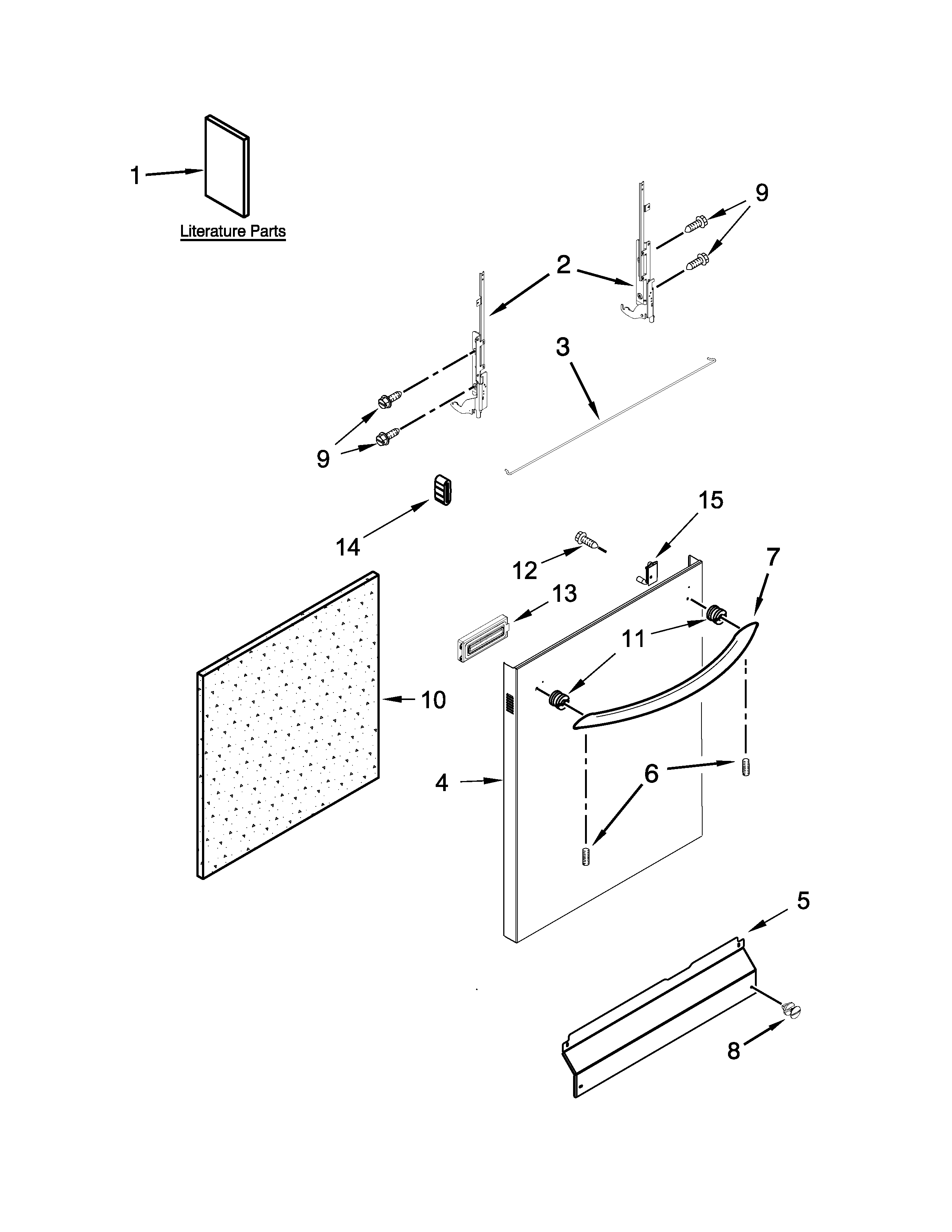 Door and panel parts