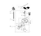 Amana ADB1500ADW1 pump, washarm and motor parts diagram