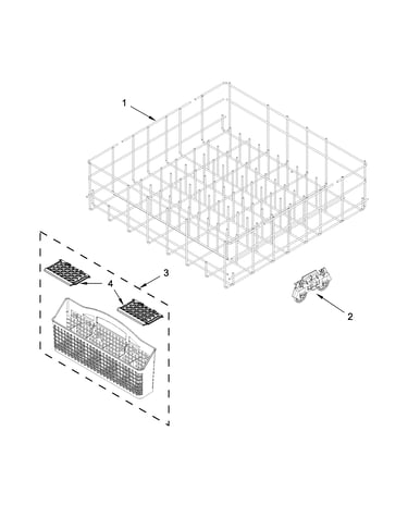Lower rack parts