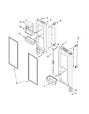 Refrigerator door parts