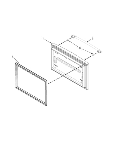 Freezer door parts