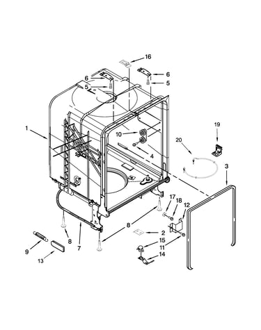Tub and frame parts