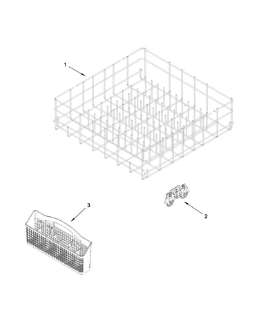 Lower rack parts