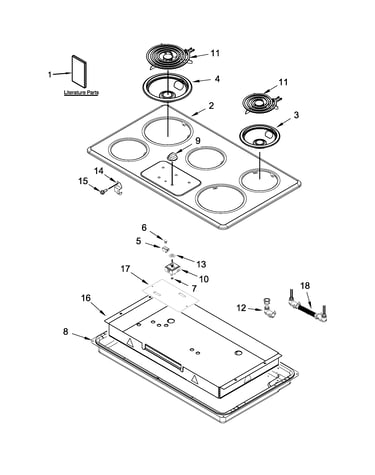 Cooktop parts