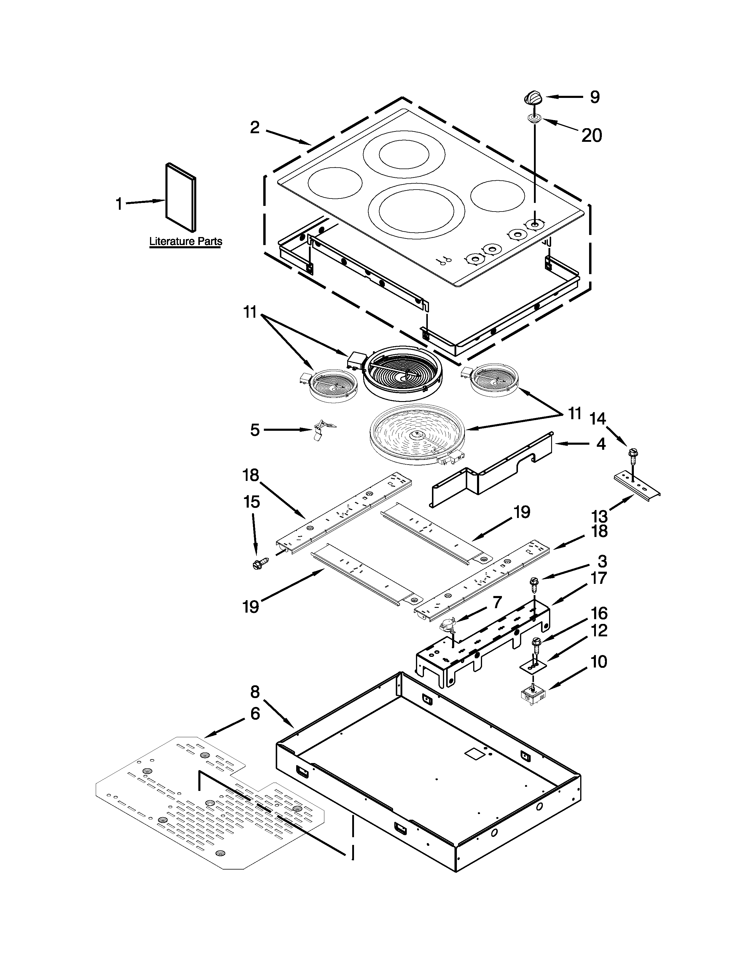 COOKTOP PARTS
