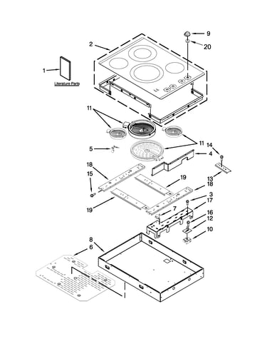 Cooktop parts