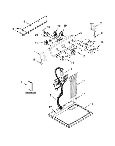 Top and console parts