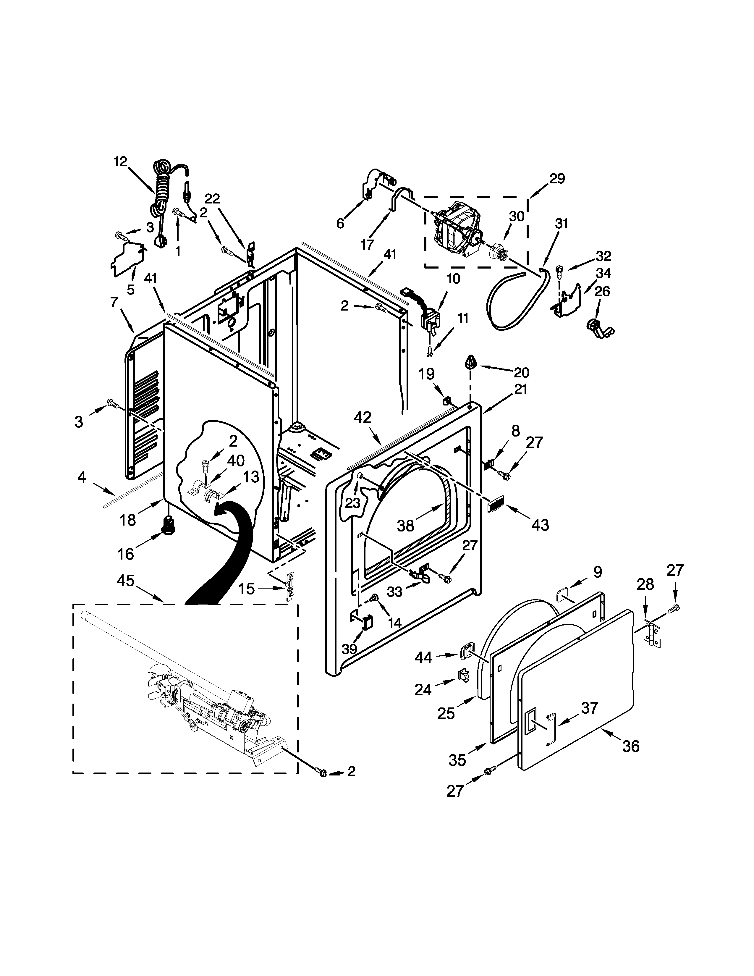 Cabinet parts