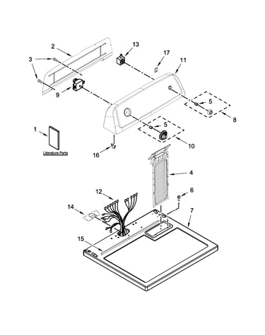 Top and console parts