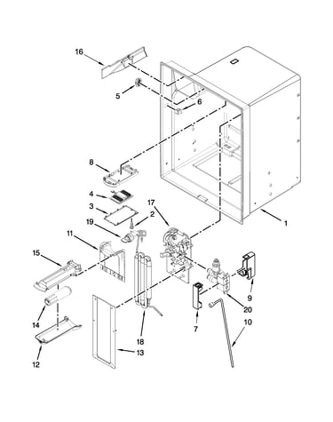 Refrigerator liner parts
