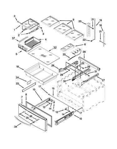 Shelf parts