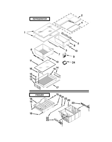 Shelf parts
