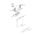 Whirlpool WDF760SADM1 door and panel parts diagram