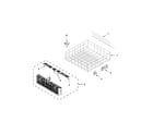 Whirlpool WDF760SADW1 lower rack parts diagram