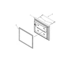 KitchenAid KRBR109ESS00 freezer door parts diagram