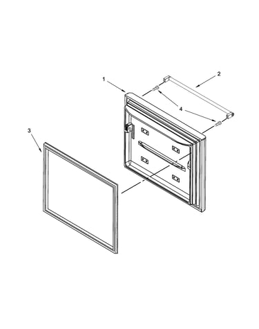 Freezer door parts