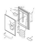 Refrigerator door parts