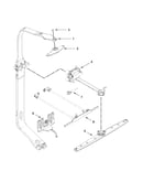 Upper wash and rinse parts