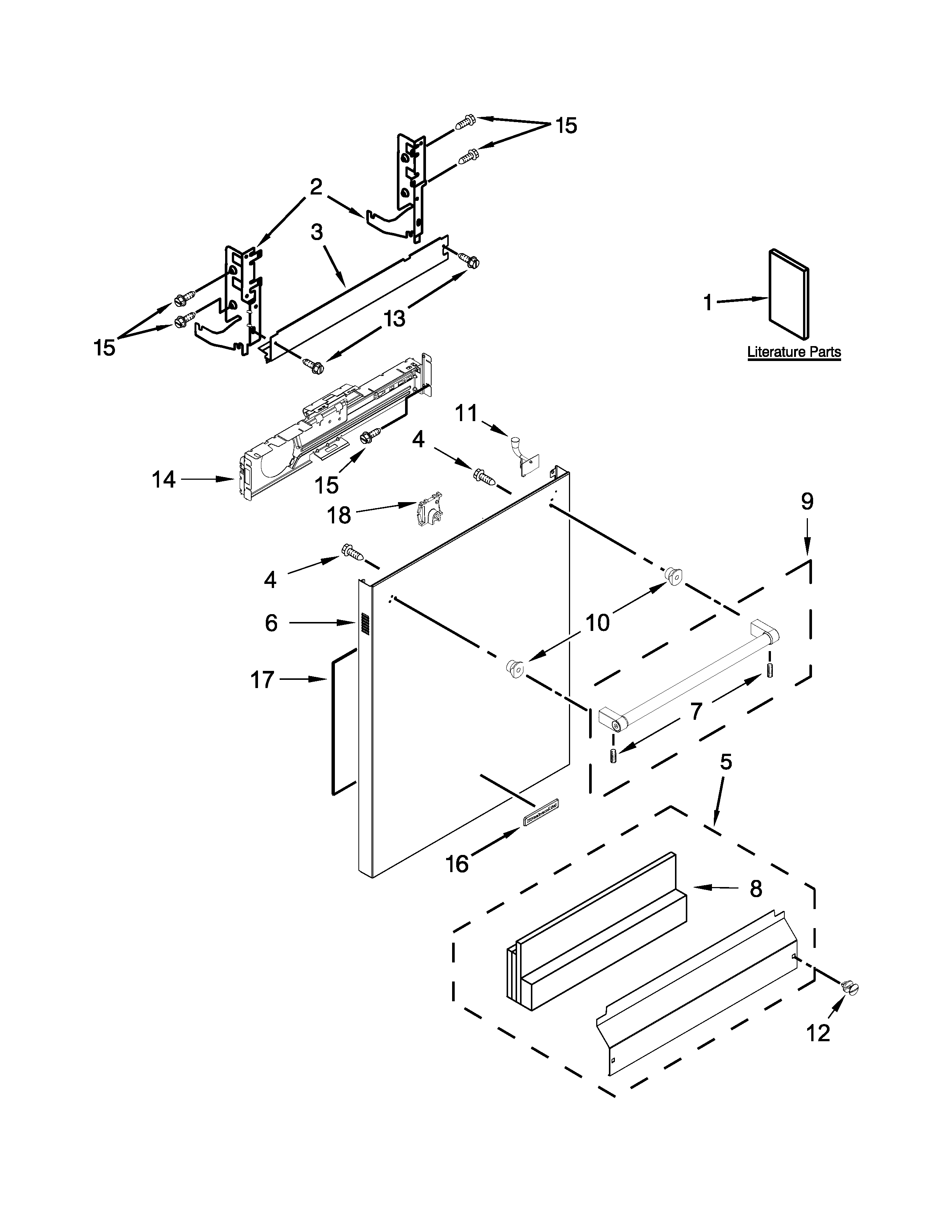 Door and panel parts