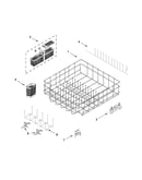 Lower rack and track parts