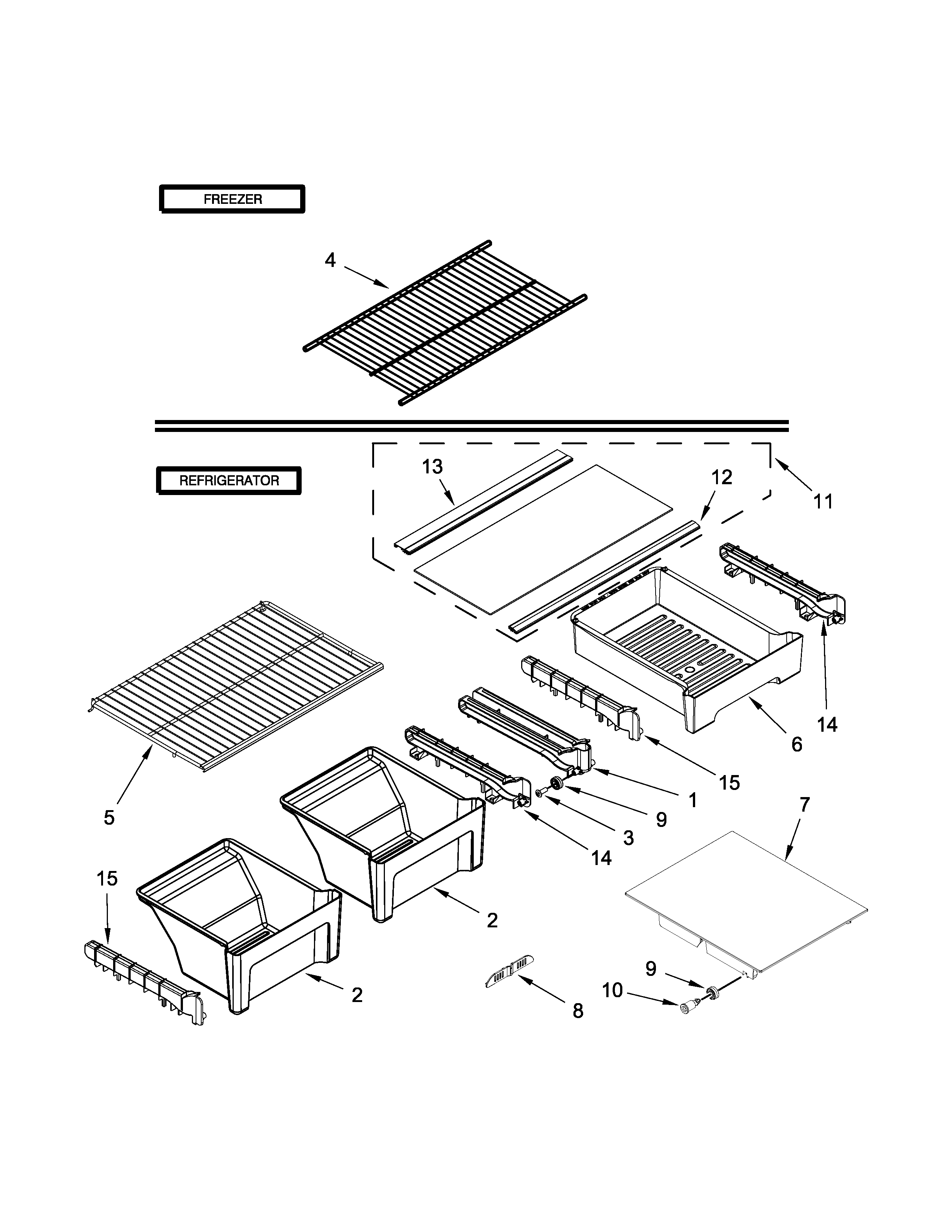 SHELF PARTS