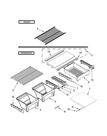 Shelf parts