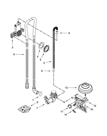 Fill, drain and overfill parts