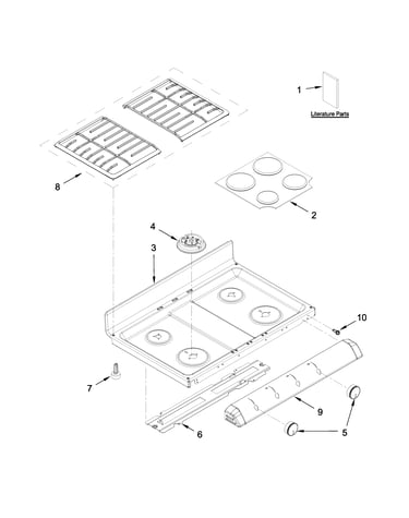 Cooktop parts
