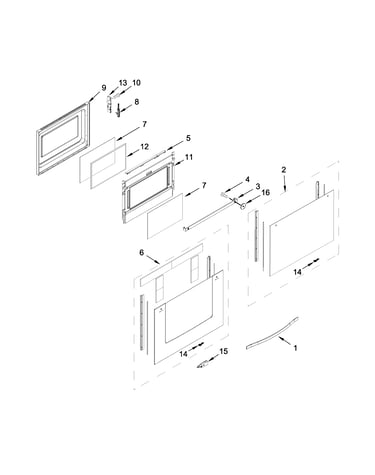 Lower door parts