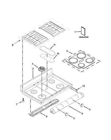 Cooktop parts