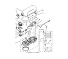 KitchenAid KP26M9XCCU5 case, gearing and planetary unit parts diagram
