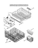 Upper and lower rack parts