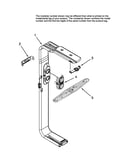 Upper wash and rinse parts