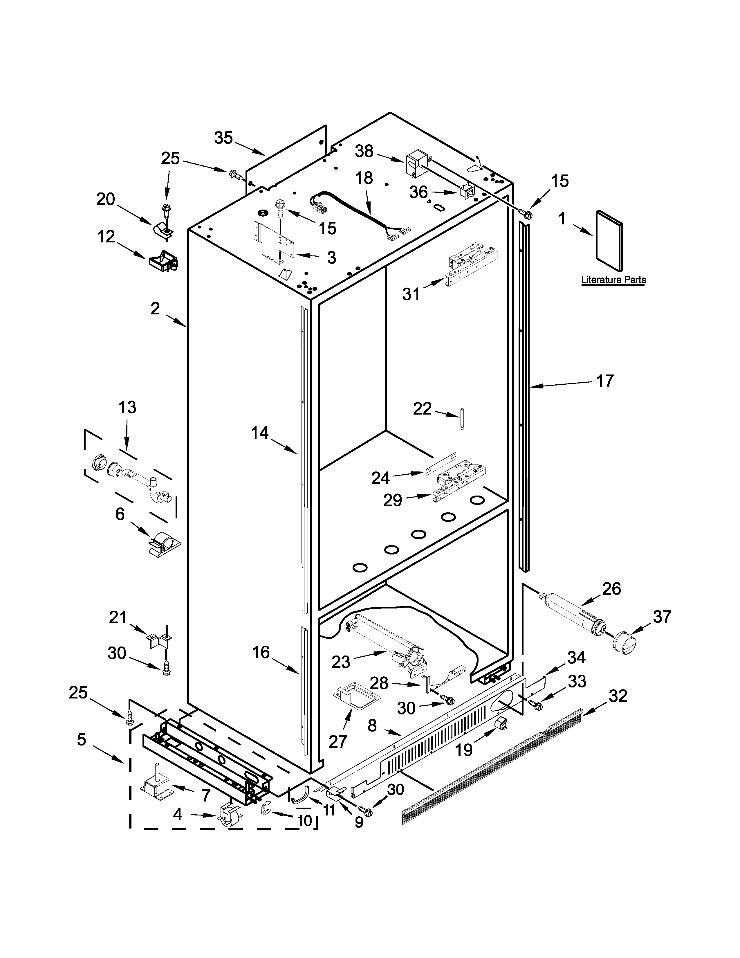 Cabinet parts