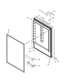 Refrigerator door parts