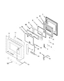 Oven door parts