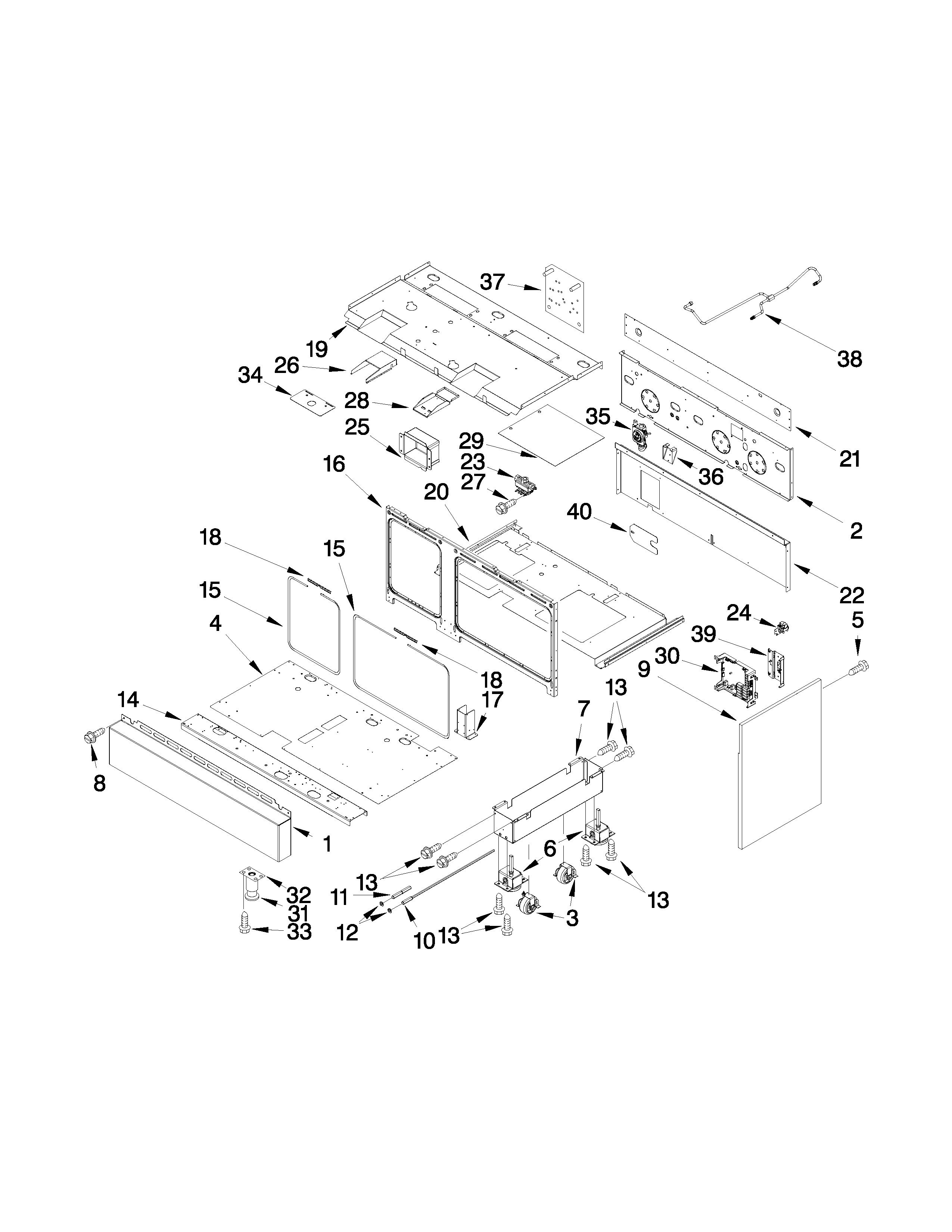 48" chassis parts