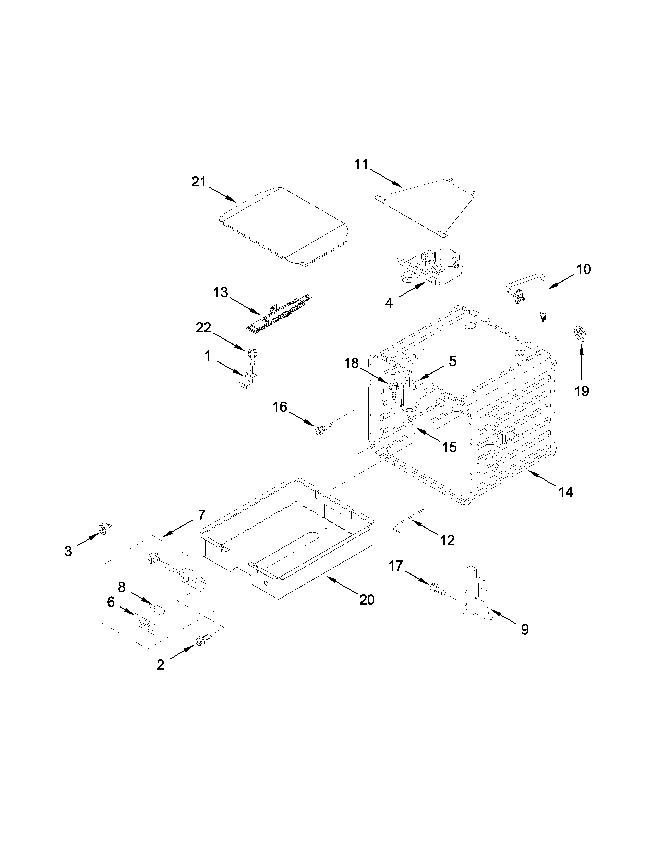 18" oven parts