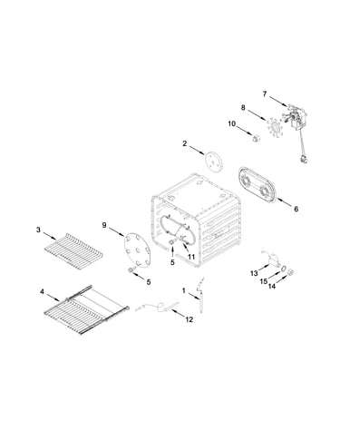 30" internal oven parts