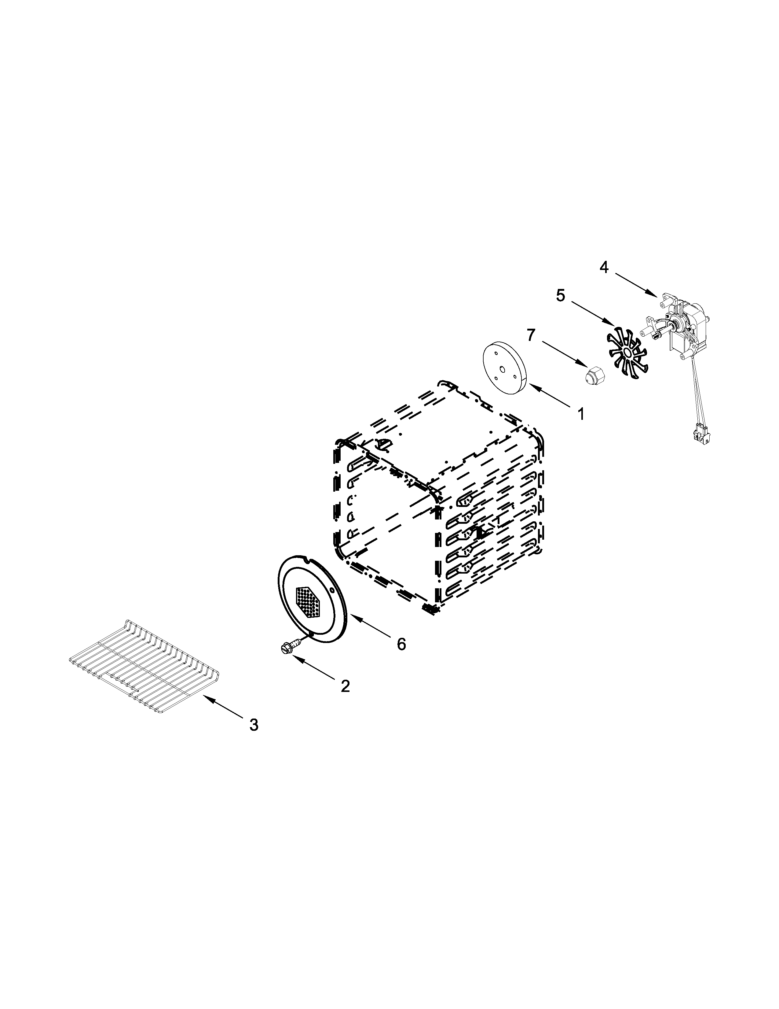 18" internal oven parts