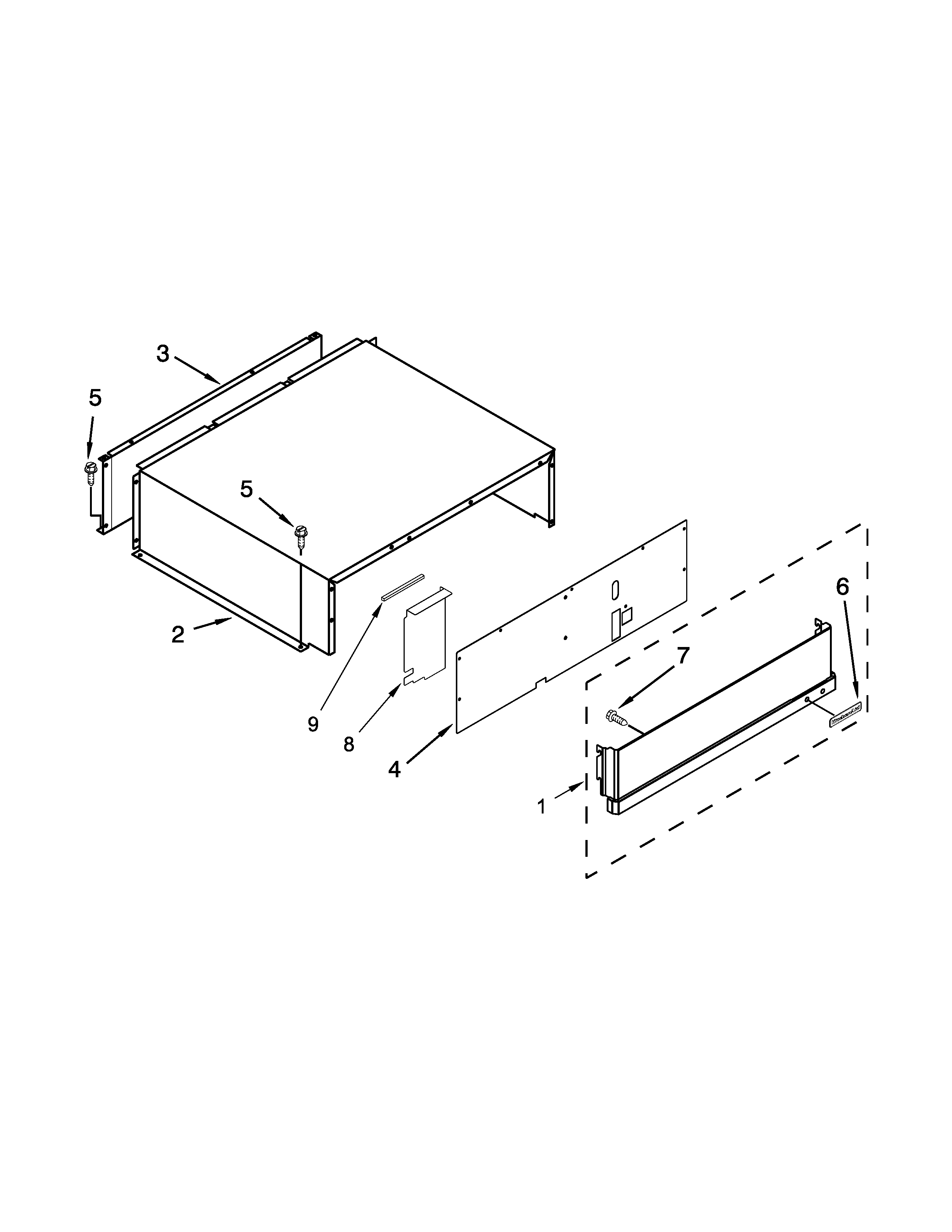 Top grille and unit cover parts