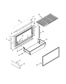 Freezer door and basket parts