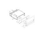 KitchenAid KBBR306EPA00 top grille and unit cover parts diagram